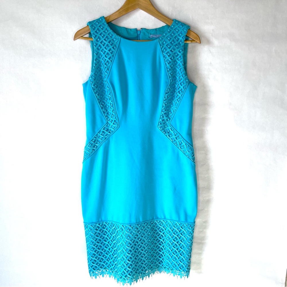 ANTONIO MELANI Blue Mini Dress